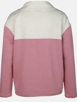 Damen Sweatshirt mit Strasssteinchen