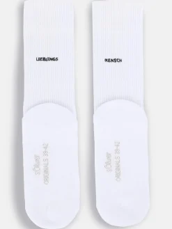 Damen Tennissocken mit Stickerei