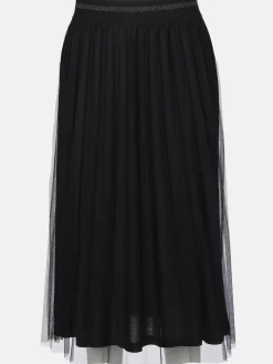 Damen Tüllrock in Plisseeoptik