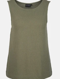 Damen Top in Boucle-Optik