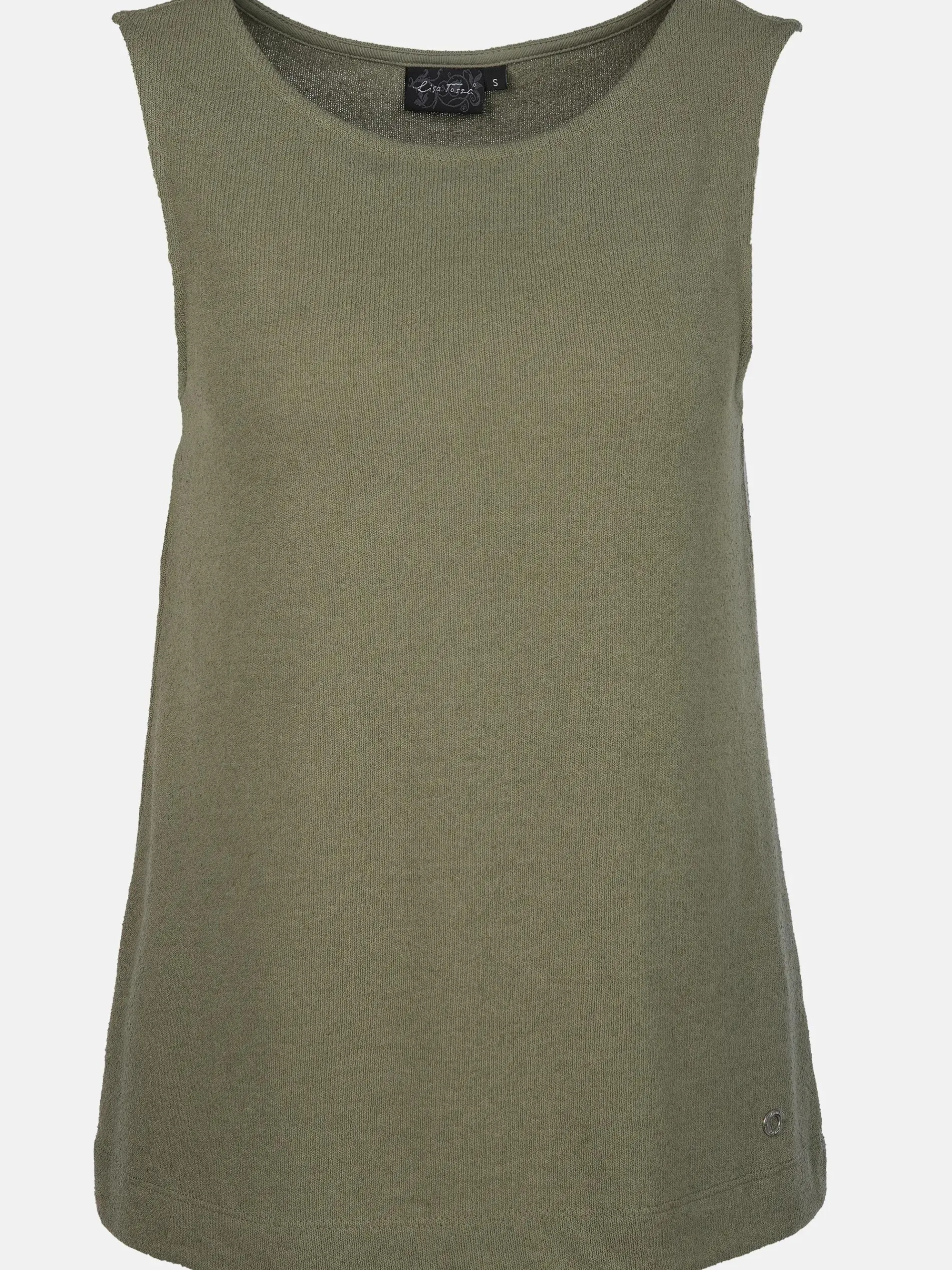 Damen Top in Boucle-Optik