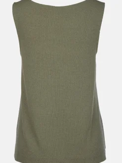 Damen Top in Boucle-Optik