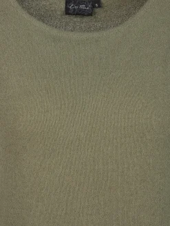 Damen Top in Boucle-Optik