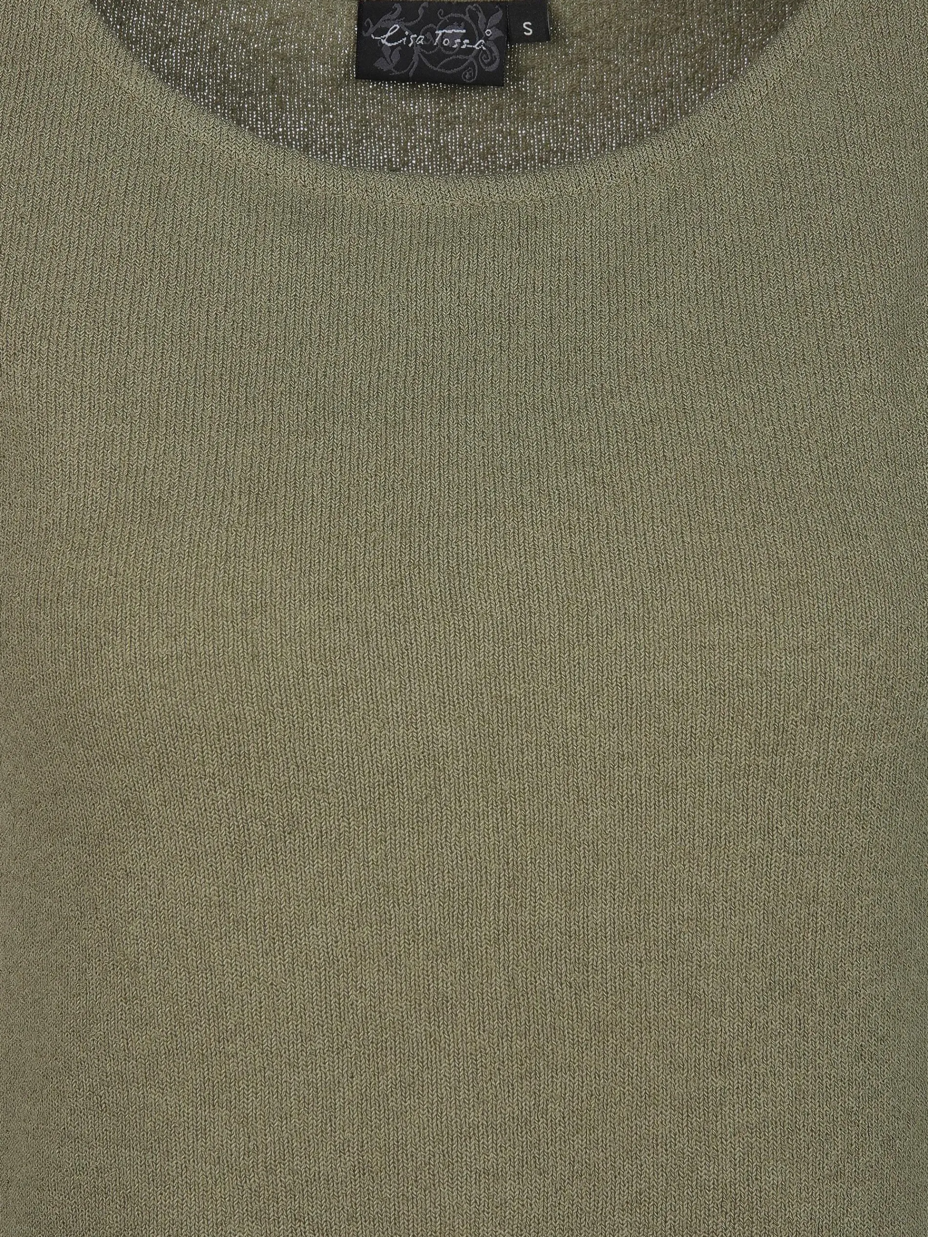 Damen Top in Boucle-Optik