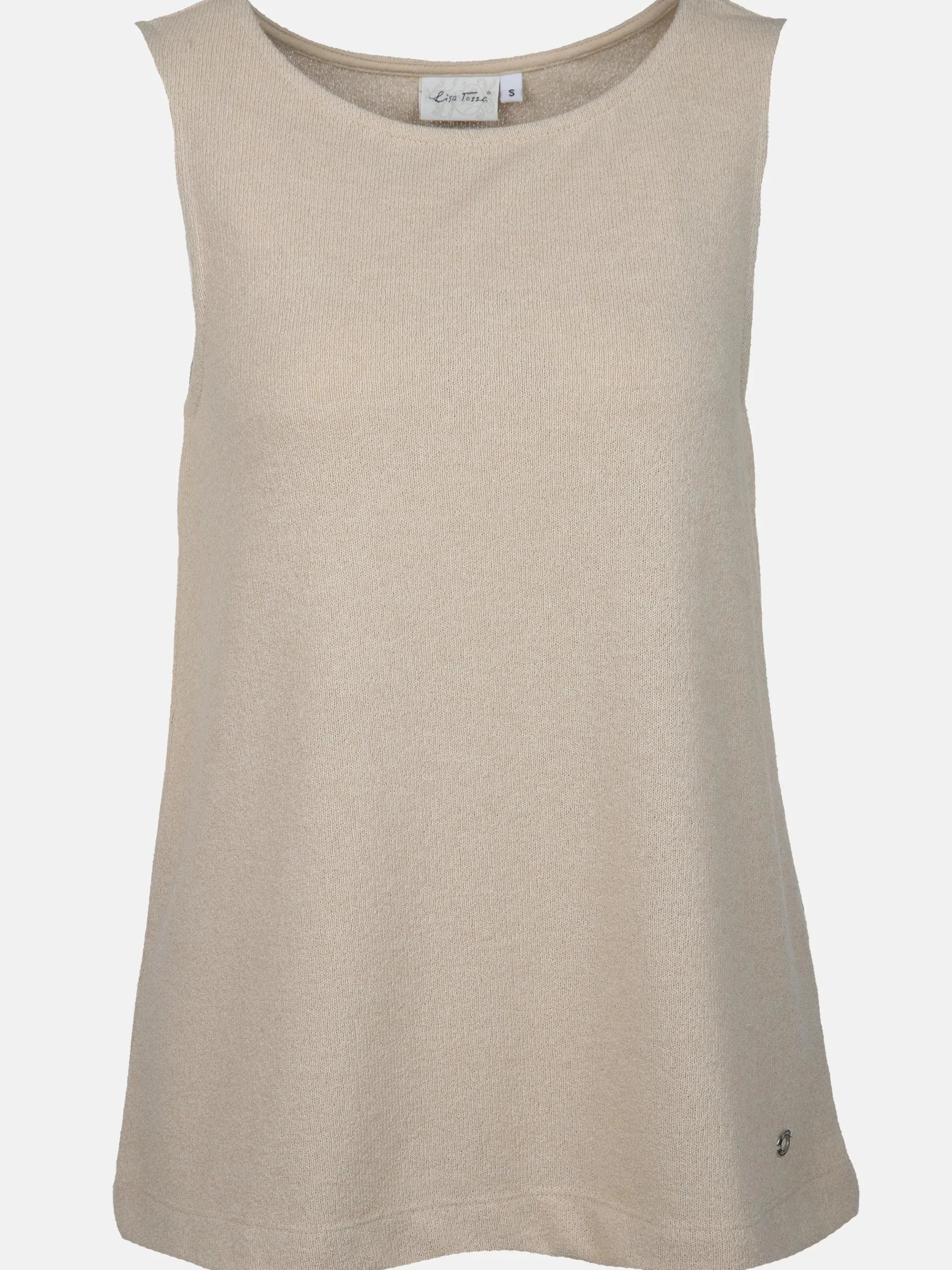 Damen Top in Boucle-Optik