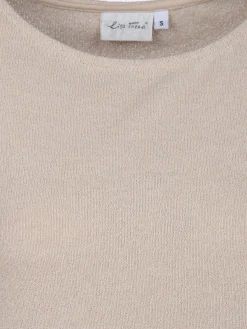 Damen Top in Boucle-Optik