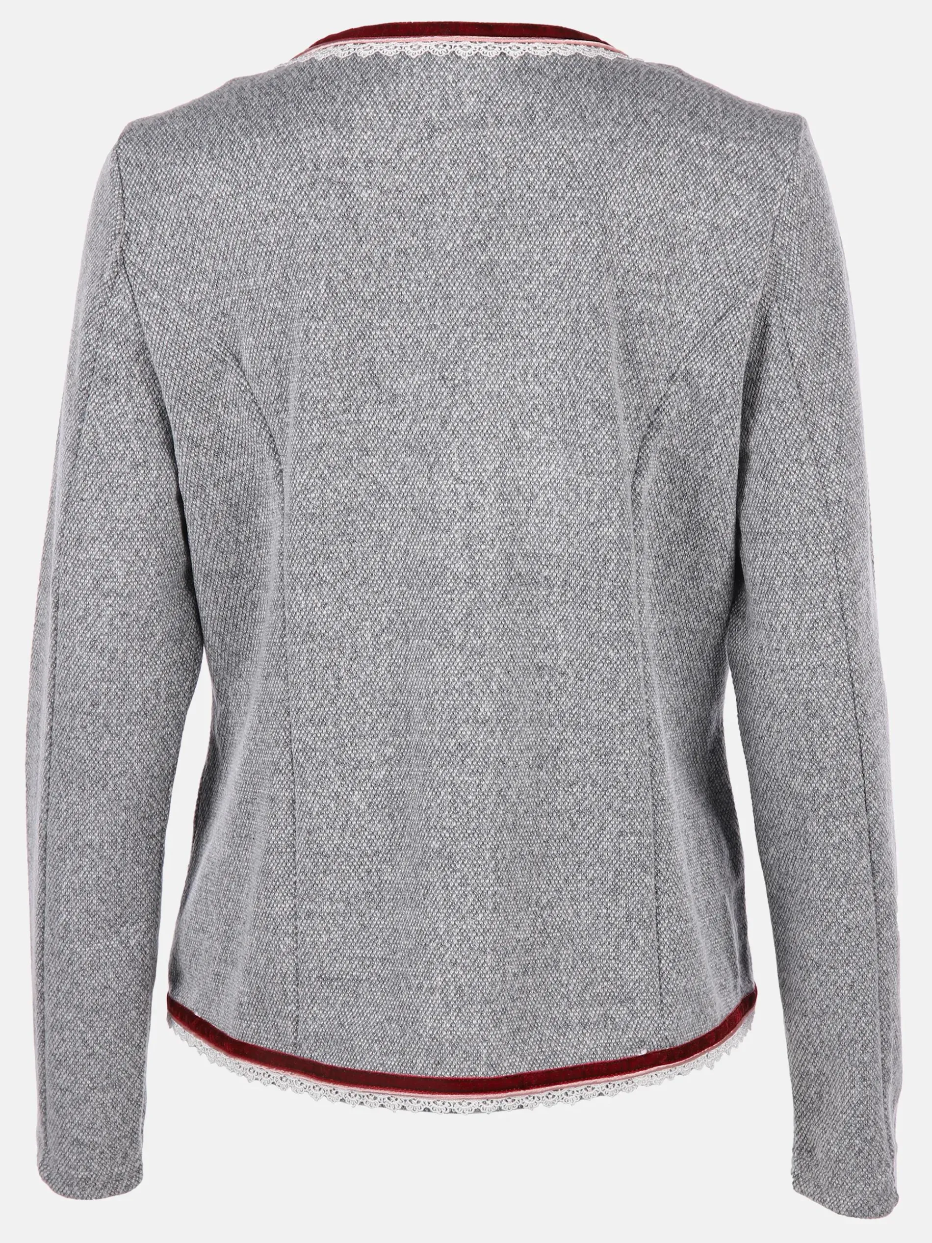 Damen Trachten Cardigan mit Spitzenbordüre