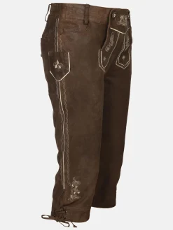Damen Trachten Echtlederhose mit Stickerei