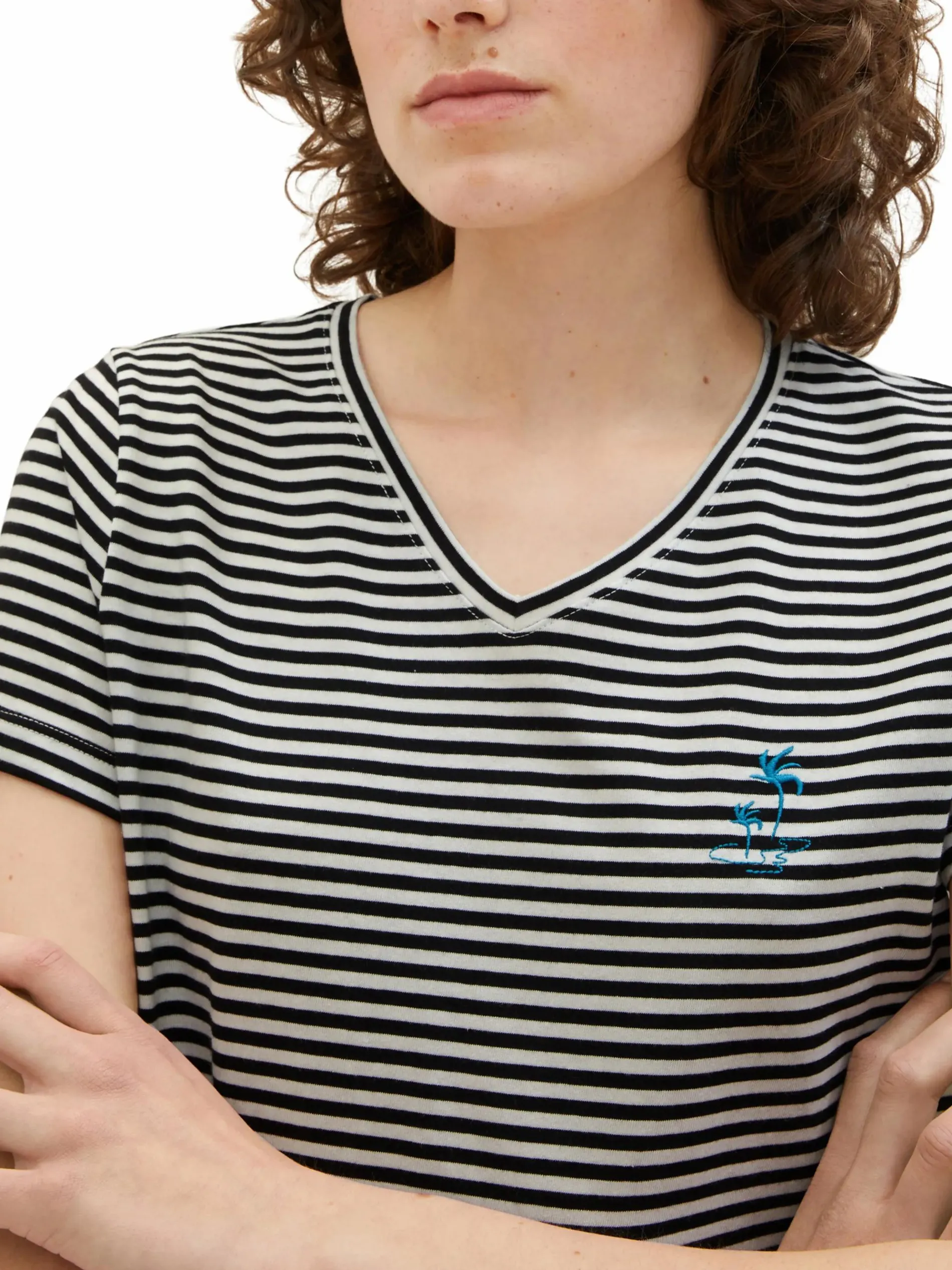 Damen T-Shirt im Streifenlook