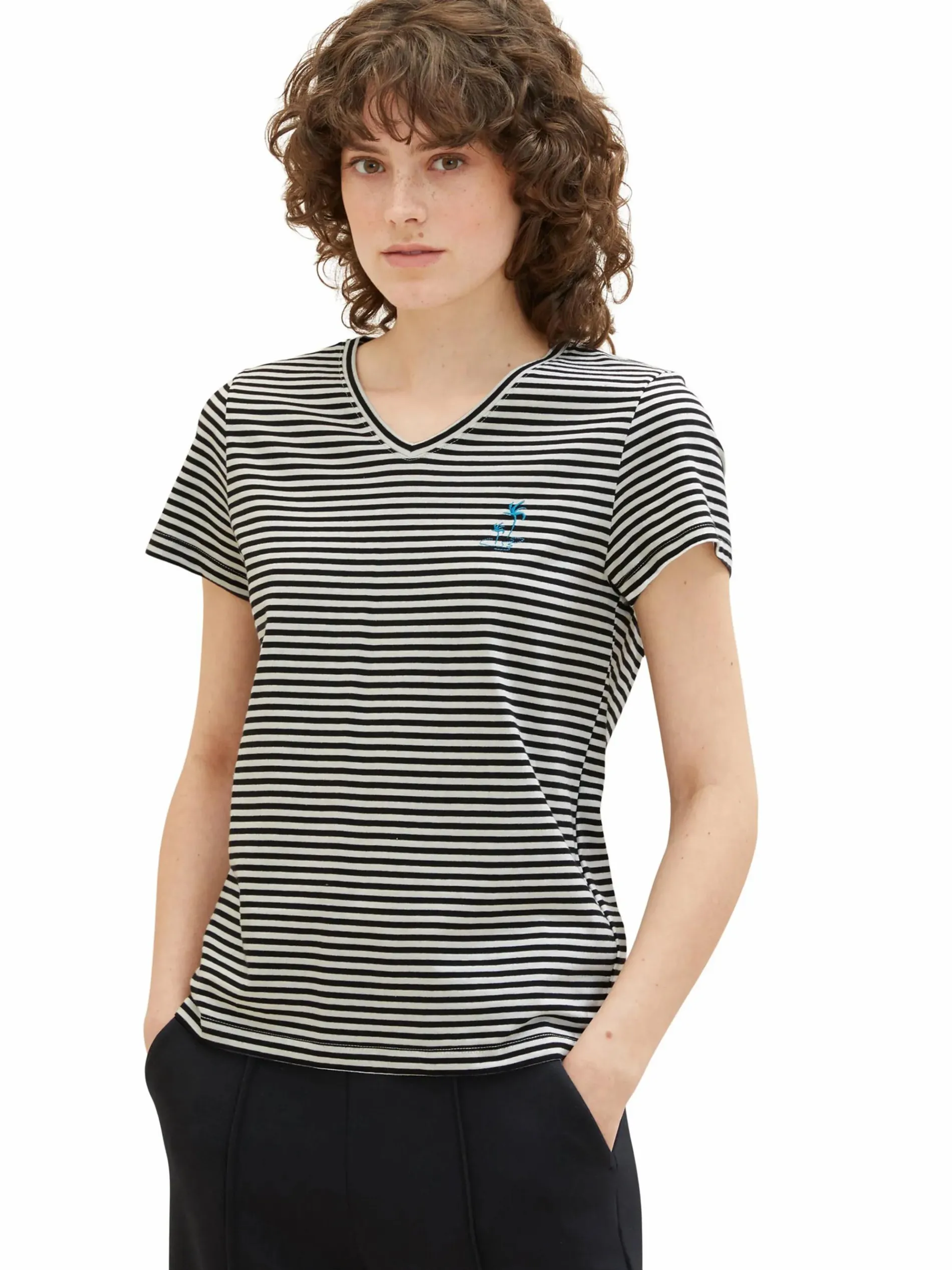 Damen T-Shirt im Streifenlook