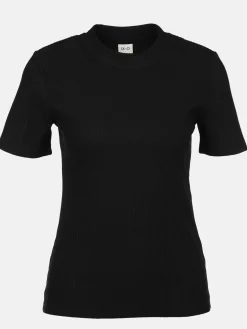 Damen T-Shirt in Ottomanripp