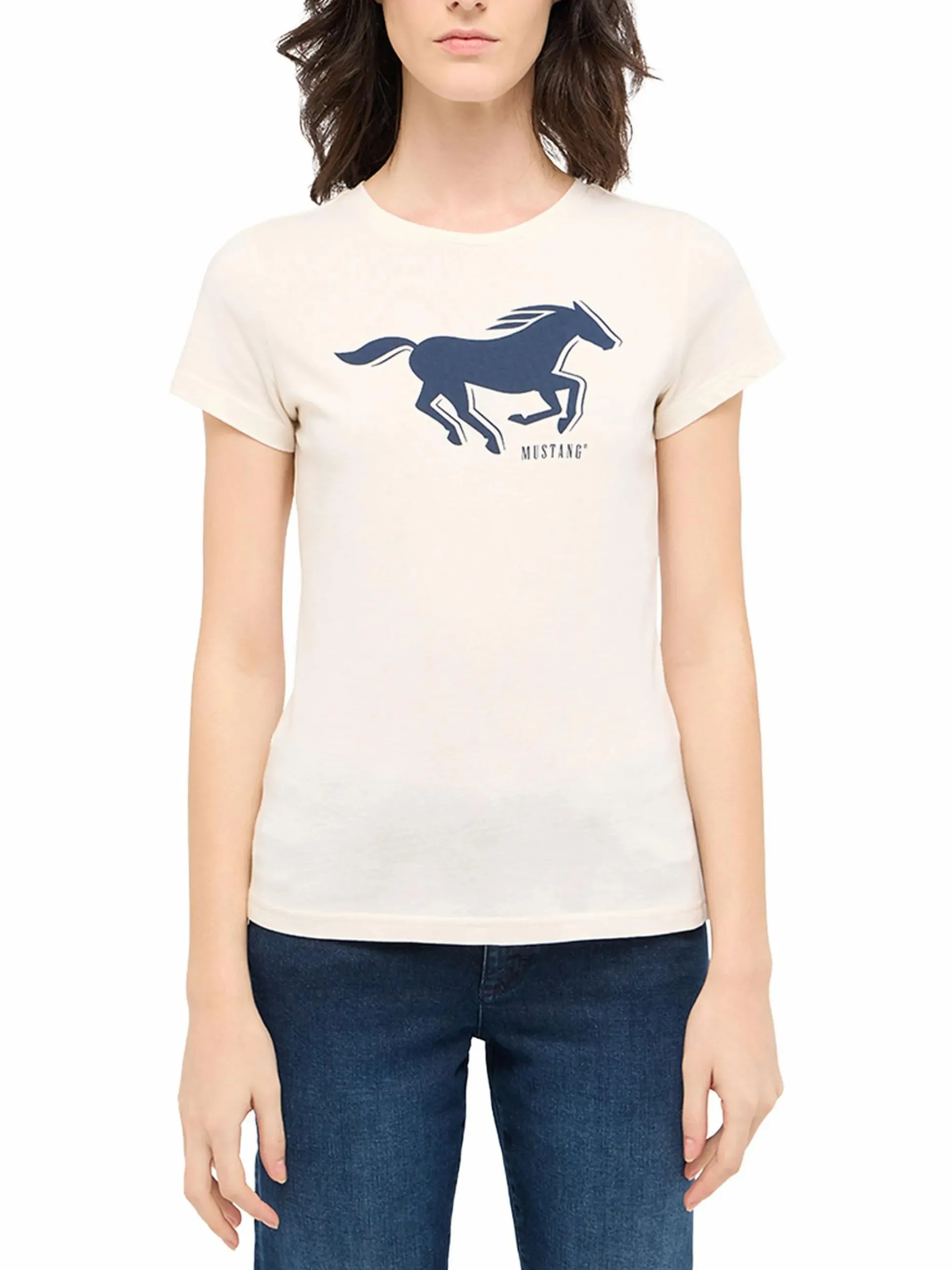 Damen T-Shirt "Loa" mit Pferdeprint