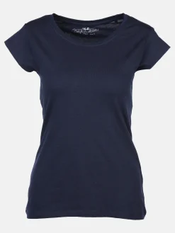 Damen T-Shirt unifarben