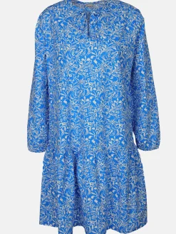 Damen Volantkleid mit Alloverprint