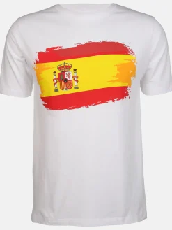 Damen/Herren T-Shirt mit Länderfahne Fussball EM24