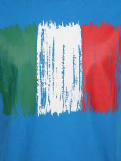 Damen/Herren T-Shirt mit Länderfahne Fussball EM24