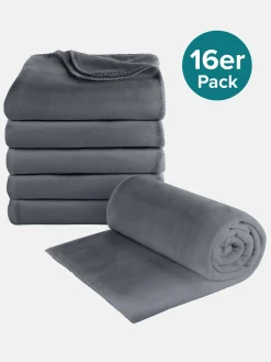 16er Pack Fleecedecke 130x170cm