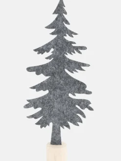 Filzbaum mit Holzfuß, 30cm hoch