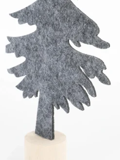 Filzbaum mit Holzfuß, 30cm hoch