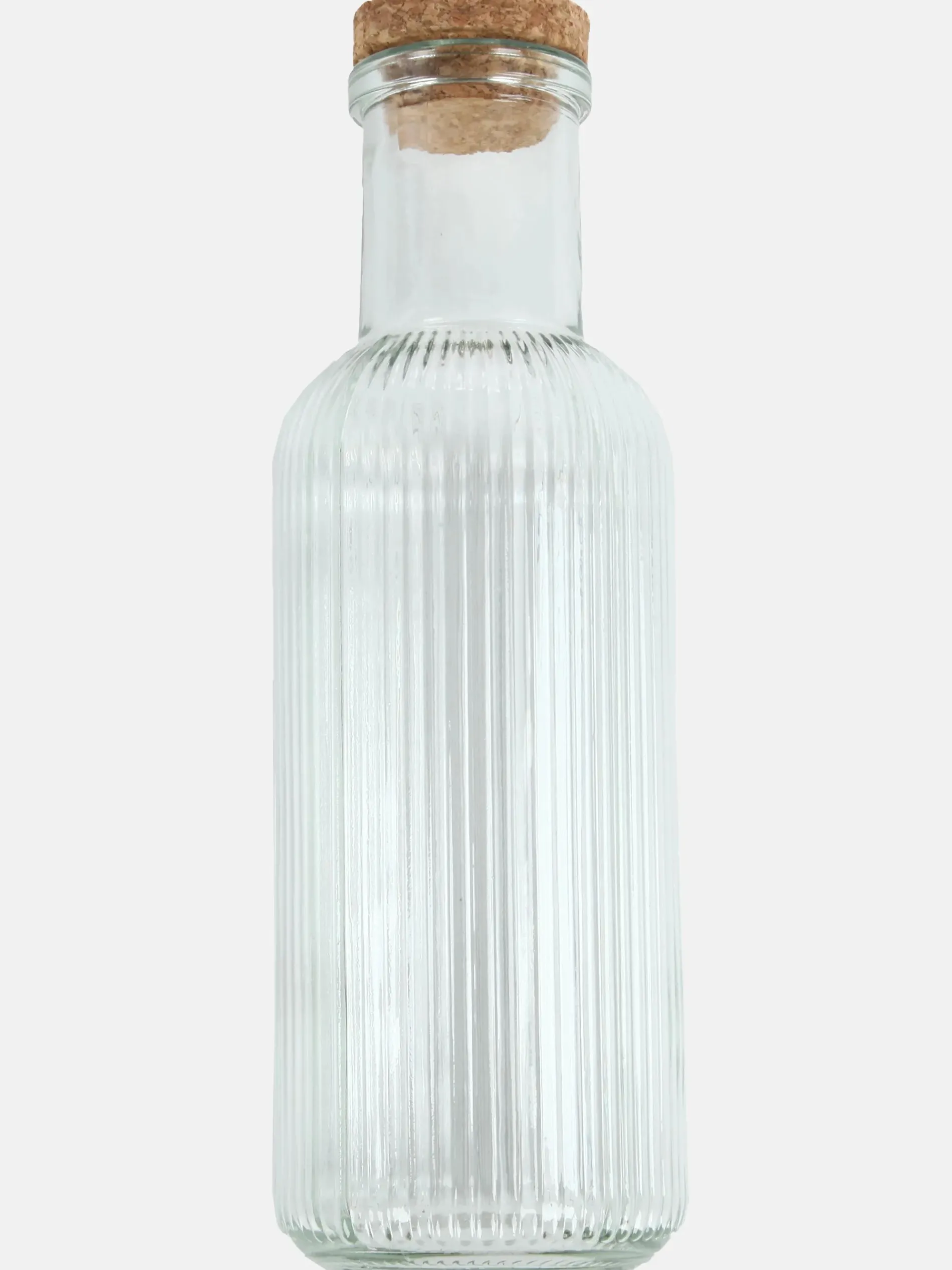 Glasflasche mit Korkstopfen