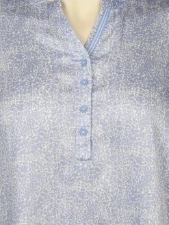 Große Größen Bluse im Minimalprint