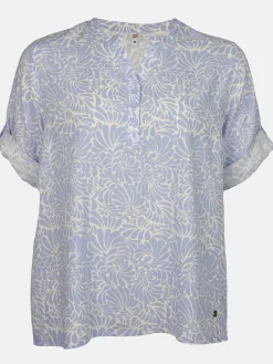 Große Größen Bluse mit Alloverprint