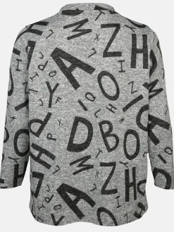 Große Größen Flauschshirt