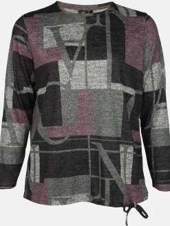 Große Größen Flauschshirt