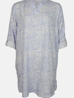 Große Größen Kleid mit Musterprint