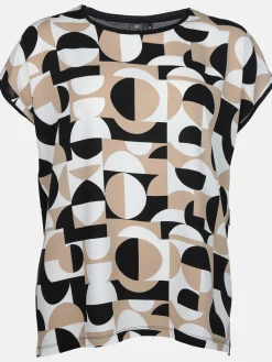 Große Größen Shirt im Materialmix