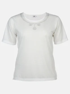 Große Größen Shirt mit Glitzersteinchen