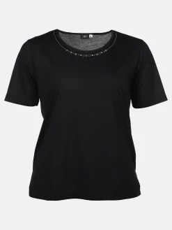 Große Größen Shirt mit Glitzersteinchen