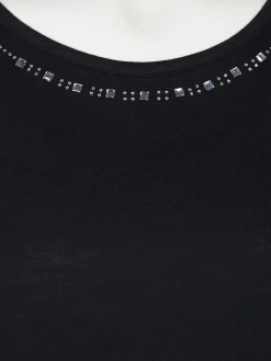 Große Größen Shirt mit Glitzersteinchen