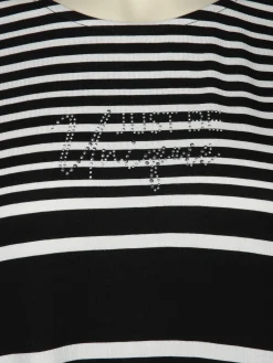 Große Größen Shirt mit Strasssteinchen