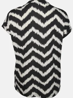 Große Größen Shirt mit Streifen-Design