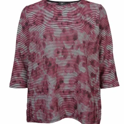 Große Größen Sweatshirt mit 3/4 Arm