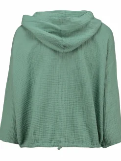 Hailys MA44DDY Musselinbluse mit Kapuze
