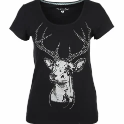 Hailys Trachtenshirt mit Ziersteinchen