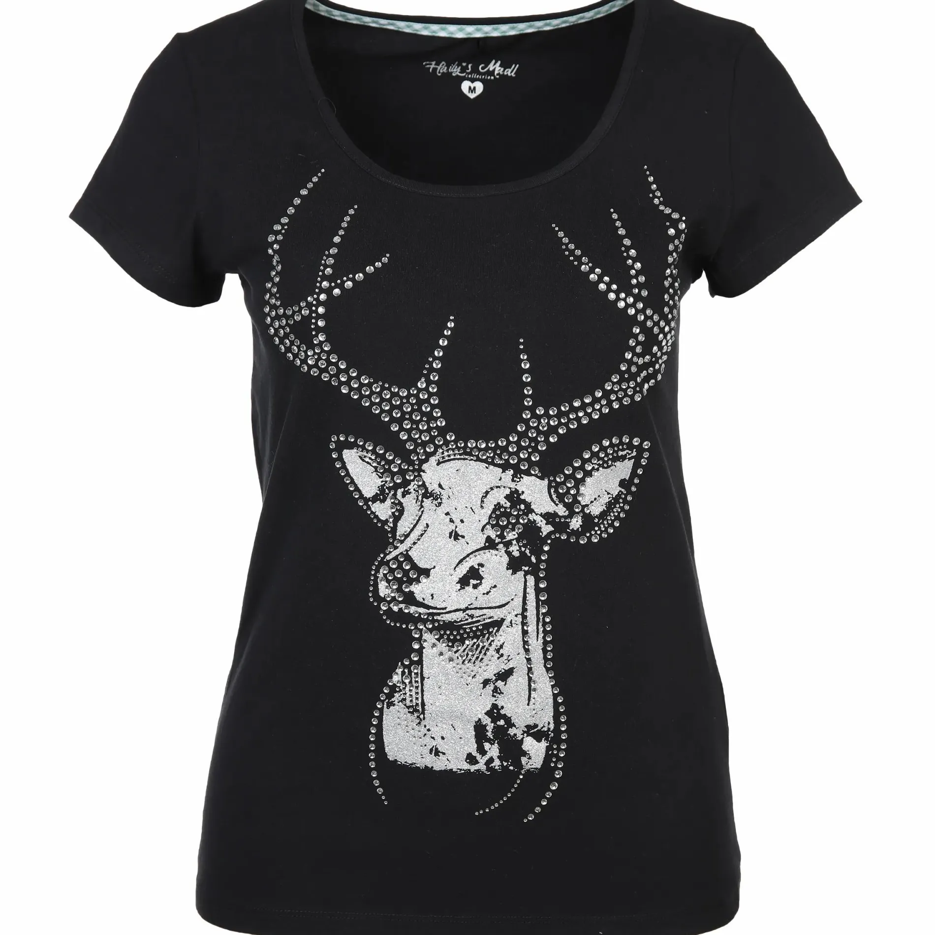 Hailys Trachtenshirt mit Ziersteinchen