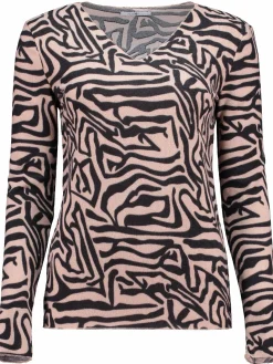 Hailys YU-PO1911057-2A LS V TP ZI44NA Langarmshirt