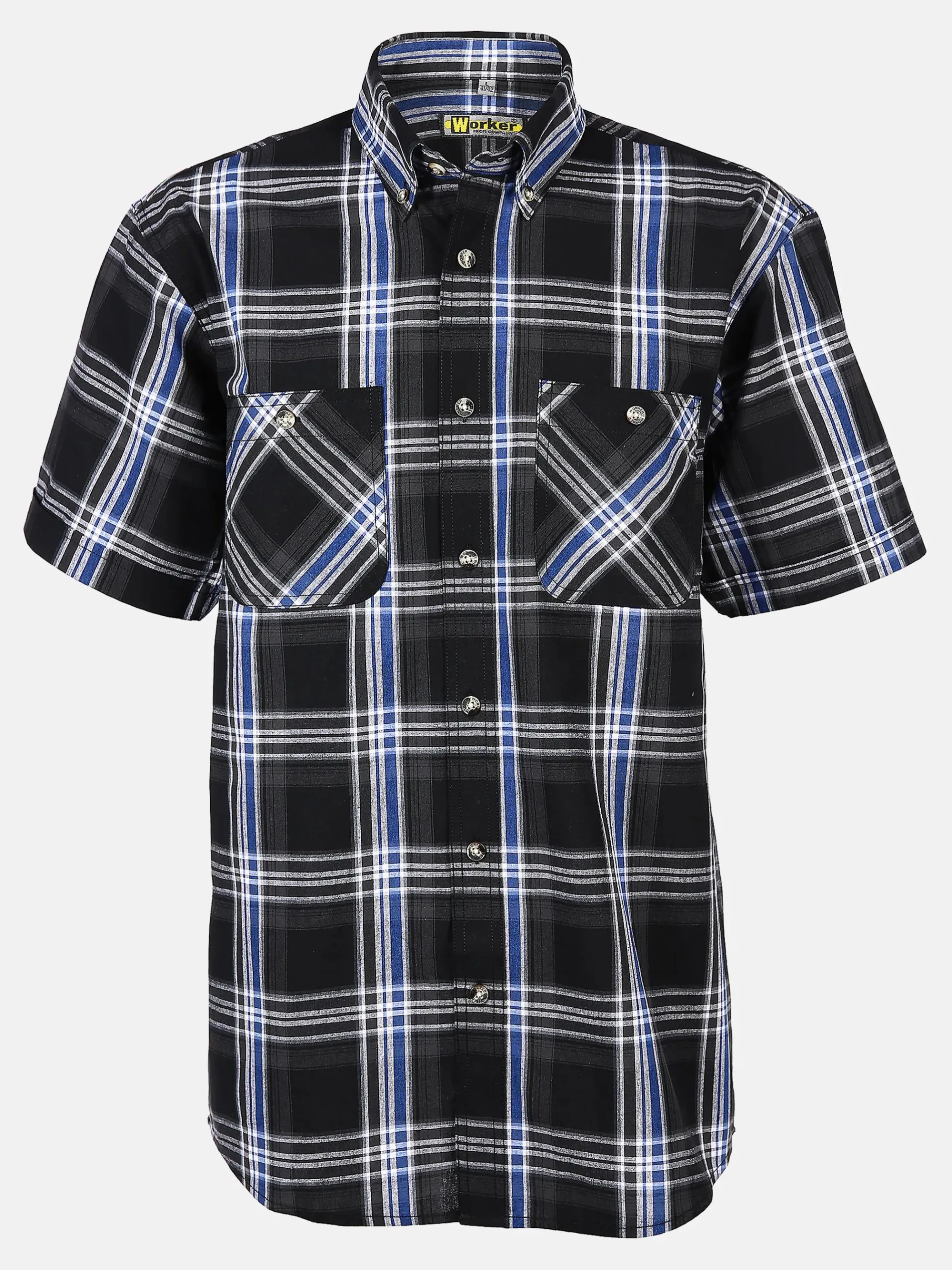 Herren Arbeitshemd mit kurzem Arm