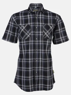 Herren Arbeitshemd mit kurzem Arm