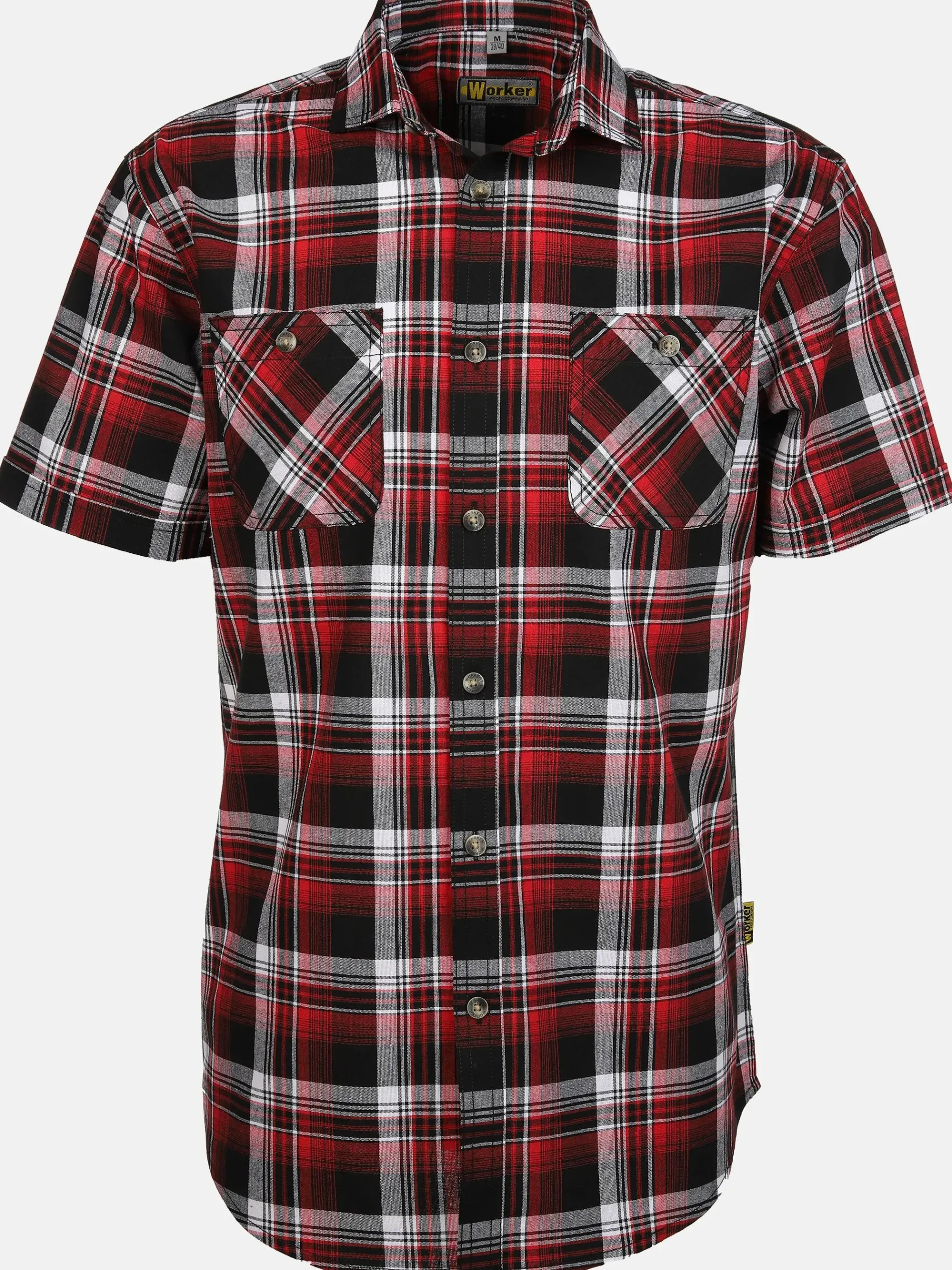 Herren Arbeitshemd mit zwei aufgesetzten Taschen