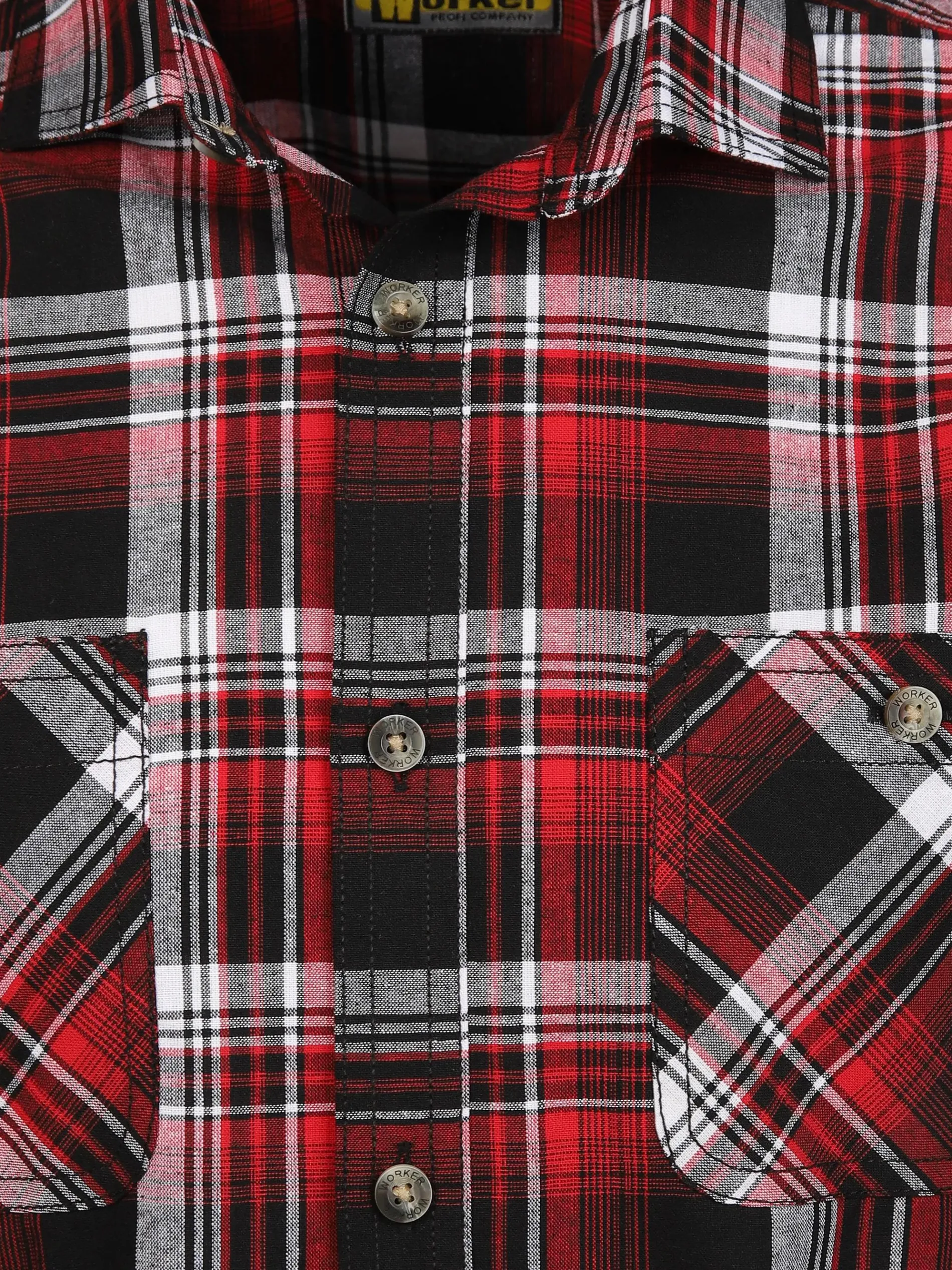 Herren Arbeitshemd mit zwei aufgesetzten Taschen