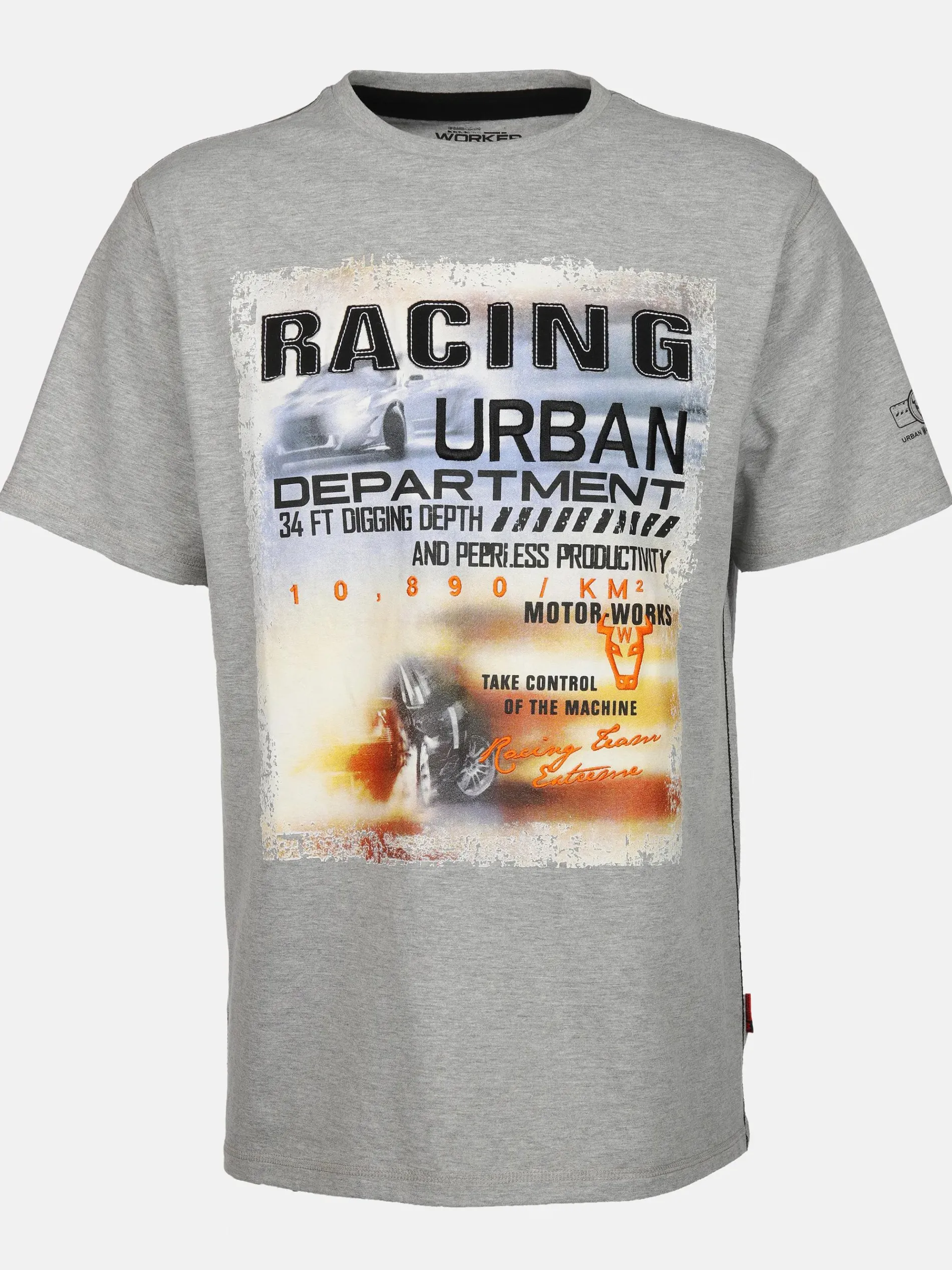 Herren Arbeitsshirt mit Frontprint