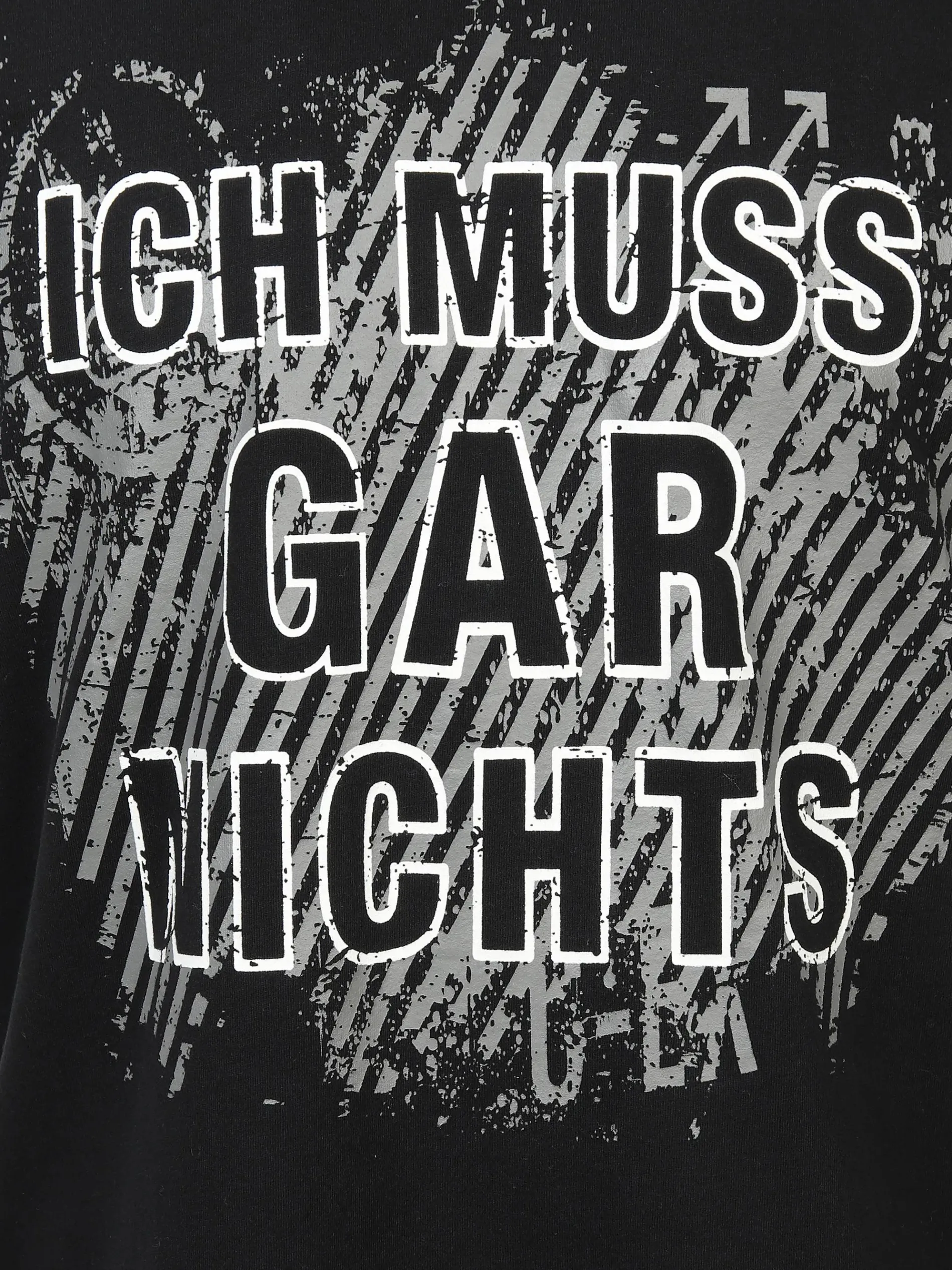 Herren Arbeitsshirt mit Frontspruch