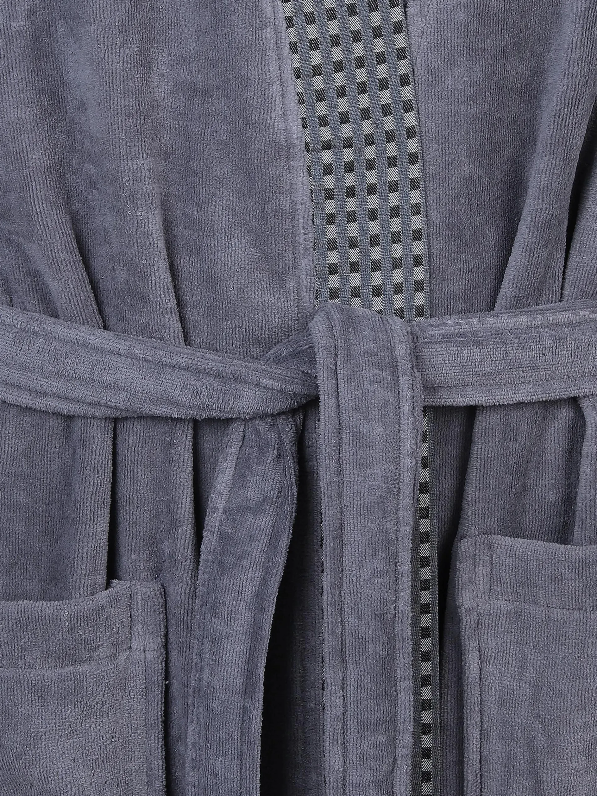 Herren Bademantel in Kimonoform