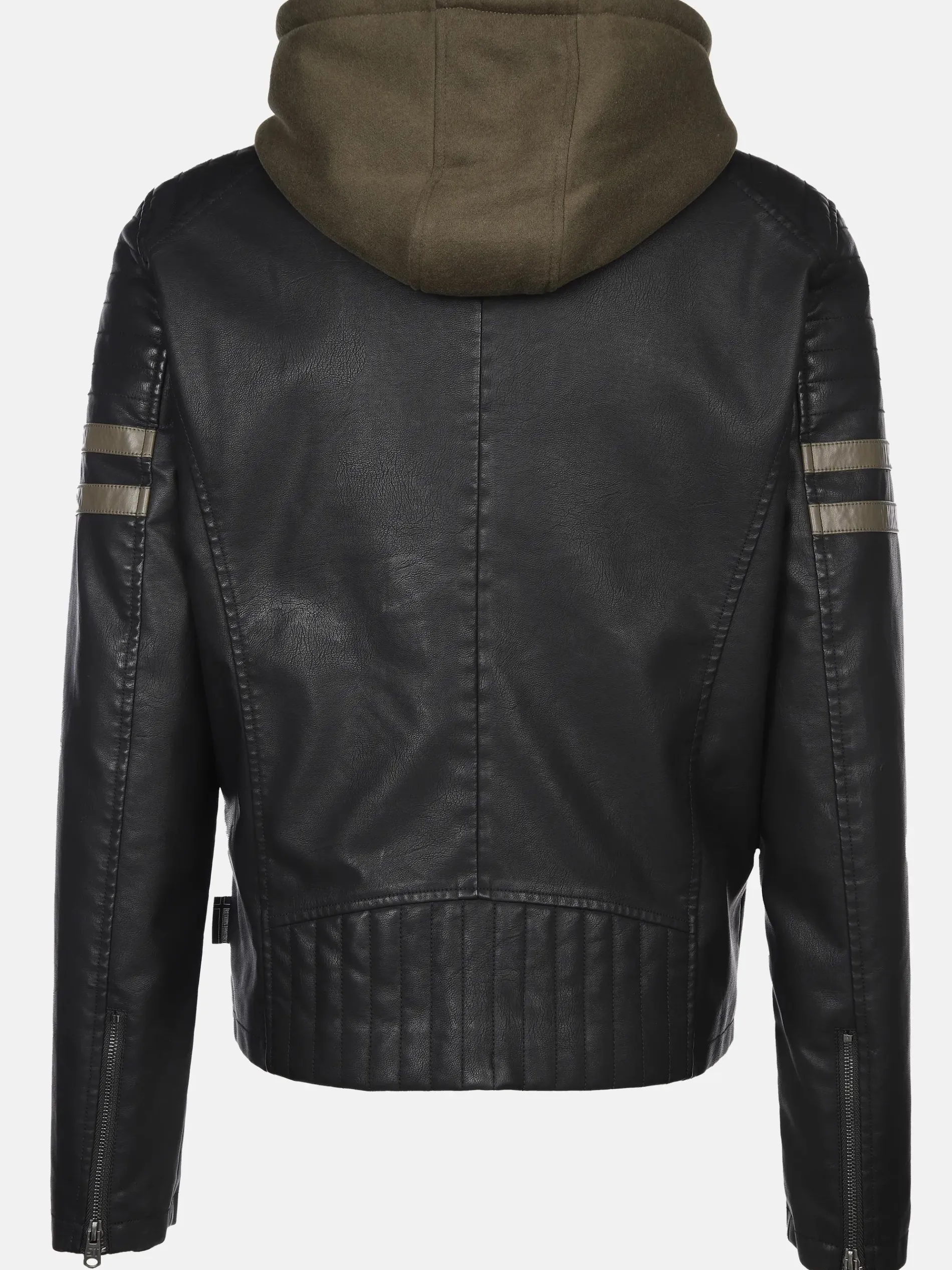 Herren Bikerjacke 2in1 mit Kapuze