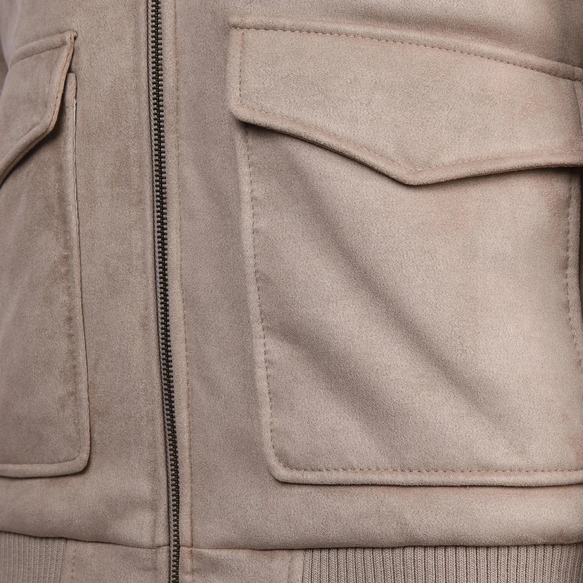 Herren Blouson-Veloursjacke