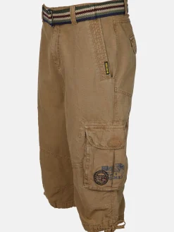 Herren Cargobermuda mit Gürtel
